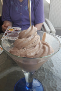 proteinski sladoled čokolada