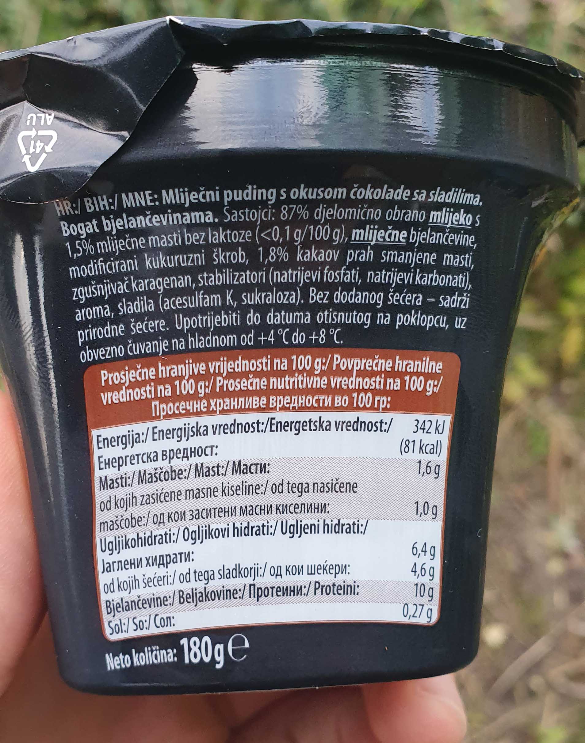 zbregov protein puding čokolada